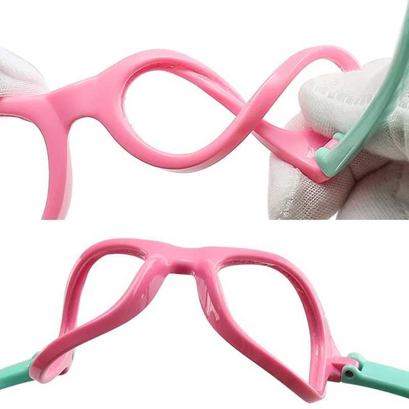 Baby silicone sunglasses with glasses box for boys and girls outdoor goggles AC lenses safety glasses and childrens gift box W250109