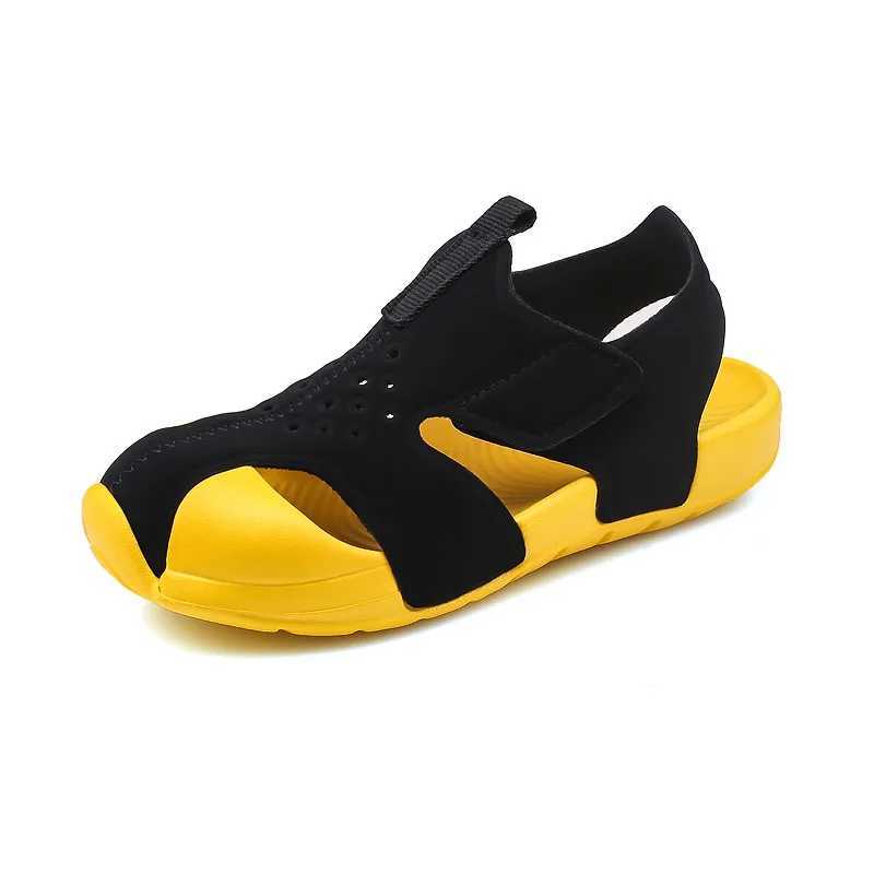 Childrens summer beach sandals boys breathable sports sandals girls fashionable candy colored cool sandals baby soft and lightweight summer shoes W250