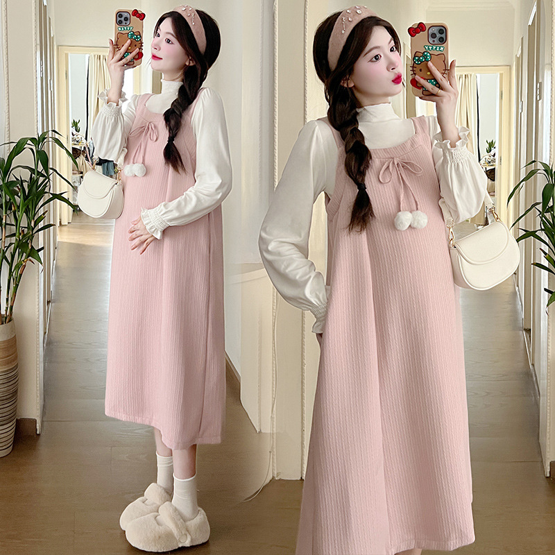 Y4076 skirt autumn and winter suit 2024 new fashion small fragrance loose sweet suspender skirt western style women's winter