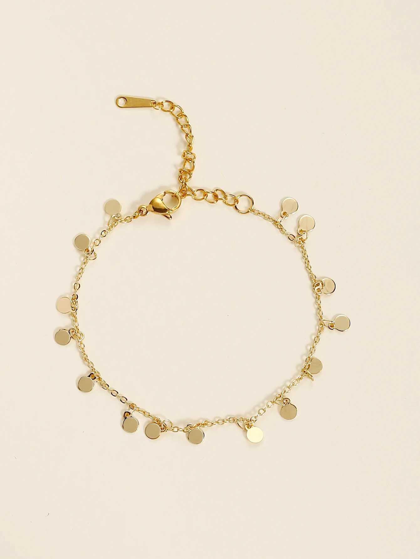 1 fashion simple and retro personality round pendant bracelet Boudoir couple braceletXJ250109