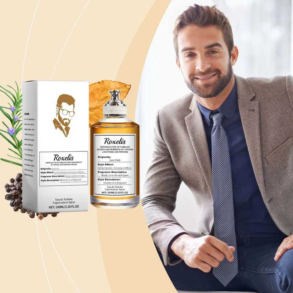 Jazz Perfume Lasting Tobacco Fragrant Release Confidence Charm Natural Re Air ener Wood Fragrance Perfume Gift For MenXJ250109