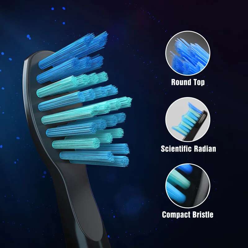 Seago Electric 5 Brushing Modes USB Rechargeable Toothbrush for Adult with 9 Refills Travel Box Wateproof Teeth Brush