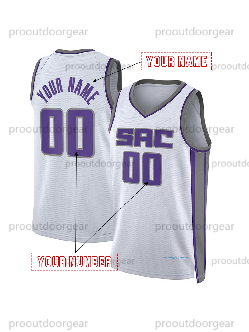 2025 Basketball Jersey 5 Fox Murray Sabonis Crawford Jerseys Mens Womens Youth Sweatshirt - Embroidered