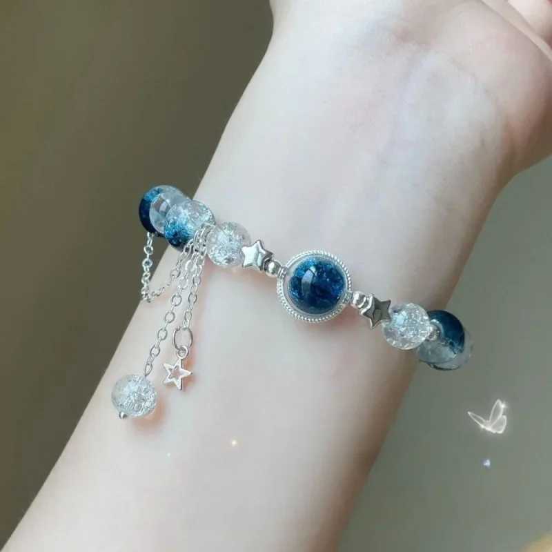 Fashion Niche Design Galaxy Hanging Super Fairy Star Bracelet For Women Versatile And Sweet Girlfriend AccoriesXJ250109