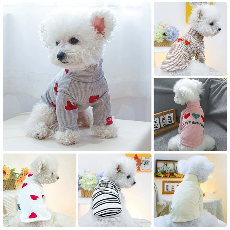 Multi-Color Dog Pajama with Elastic Pullover for Small & Medium Breeds - Perfect for Spring and Autumn