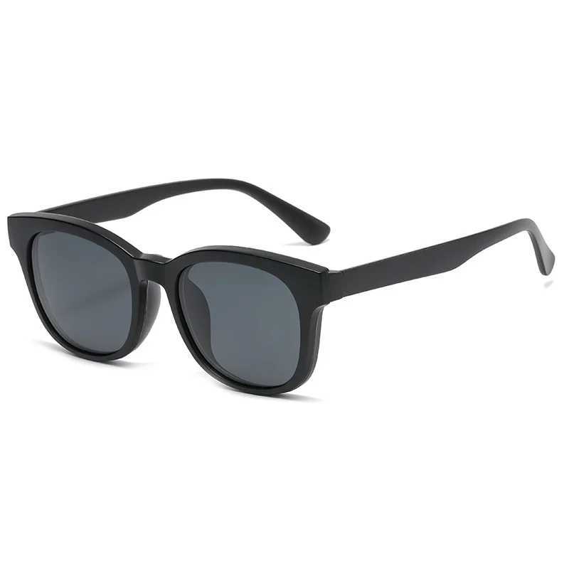 VCKA Mens Polarized Myopia 6-in-1 Sunglasses 2024 Classic Optical Magnetic Clip Prescription Customized Womens Glasses Frame -0.5~-10 W250109