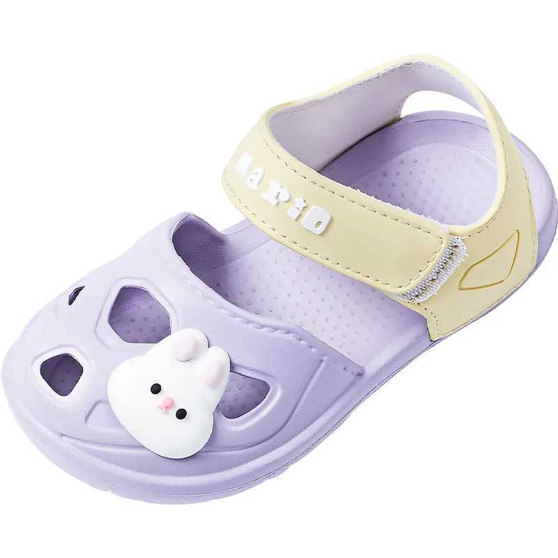 2024 New Childrens Summer Sandals Childrens Garden Shoes Girls Baby Head Sandals Boys Hollow Breathable Sandals W250108