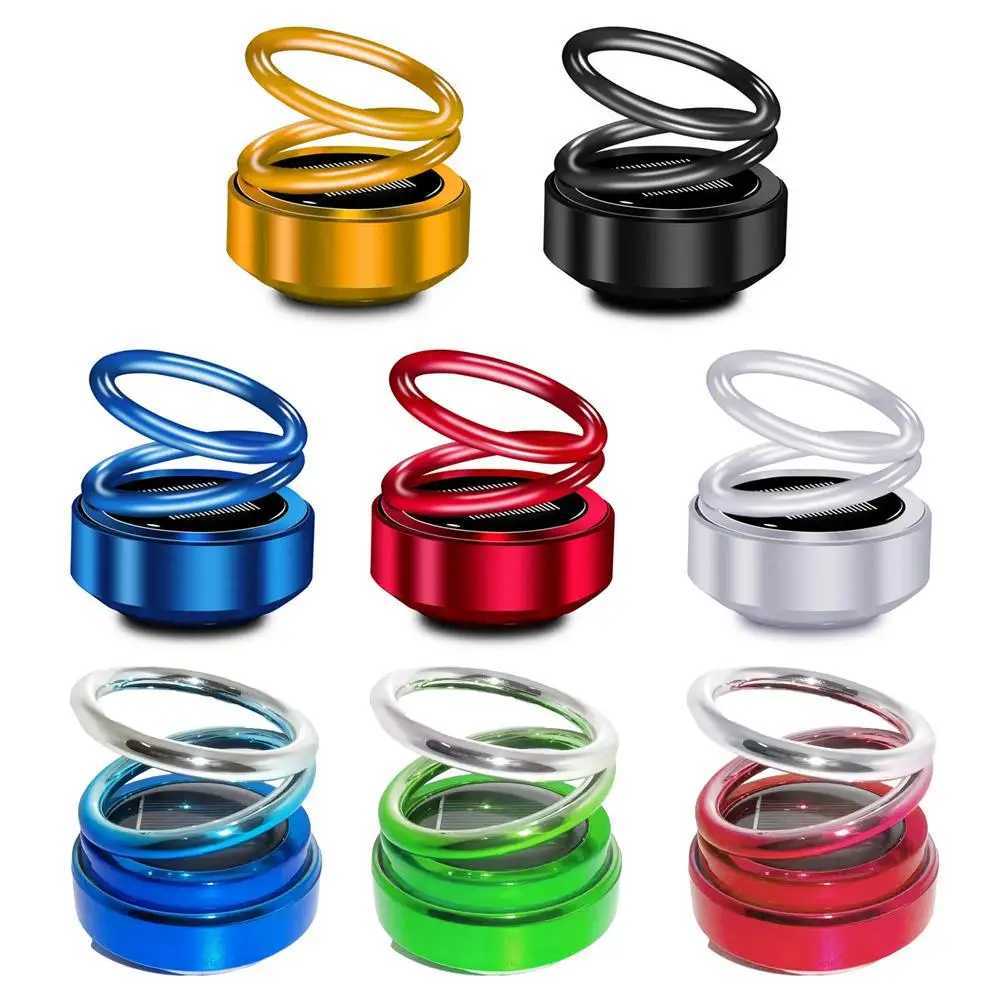 Car Air Freshener Car air freshener car aromatherapy double suspension 360 degree rotation perfume car interior accessories H250108