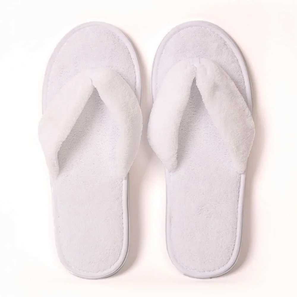 New Arrival Soft winter hotel slider for men and women disposable cotton flip cover for travel family hotel soft SPA guest slider T250108