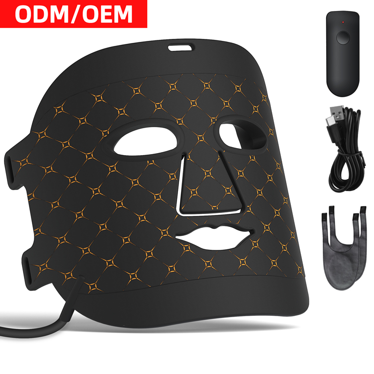 7 colors red light therapy led red light therapy anti-aging infrared light beauty mask skin care silicone facial led face mask