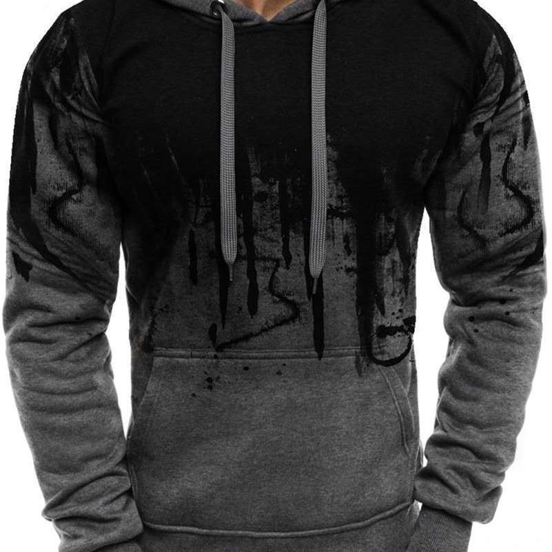 Autumn Winter Trending Tracksuits Men Camouflage Hoodie Pant 2 Piece Set Sports Wear 3d Ink Jogging Suits 250102