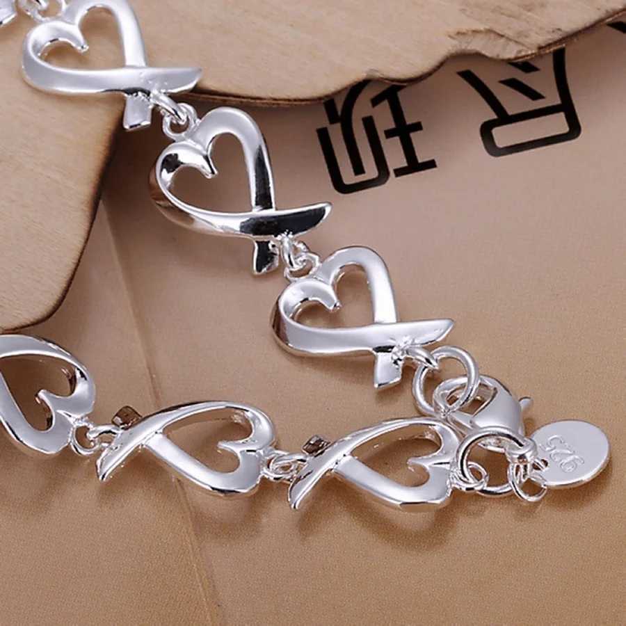 925 Sterling Silver Bracelets for Women Wedding La Cute Noble Pretty Jewelry Fashion N Chain Free Shipping Hot GiftsXJ250109