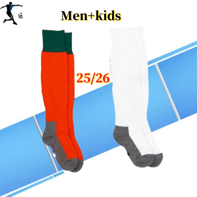Football socks 2025 2026 Portugal national team Soccer Socks adult Kids children Knee High Thick team French home away football Sports wear national Scotland