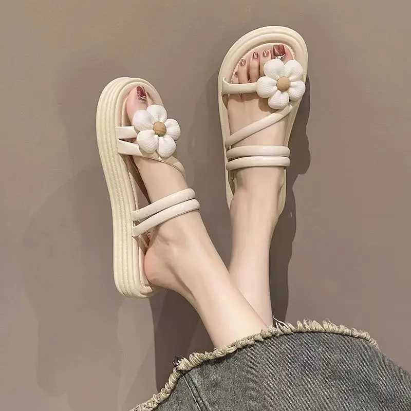 New Arrival Fashionable new style popular womens summer soft soled super fairy sandals slippers flat slippers T250108