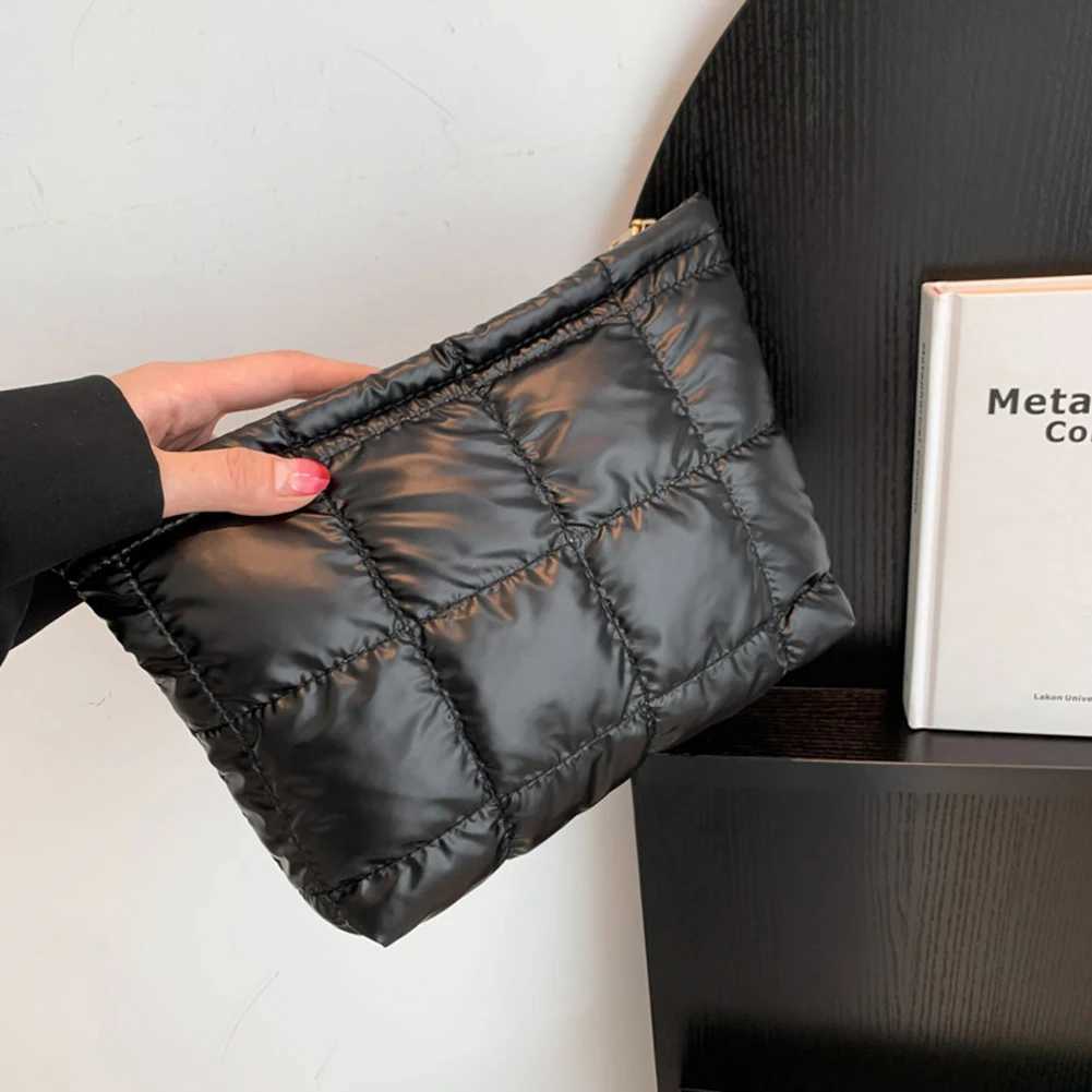 Womens makeup bag cotton pad bedding makeup bag black foam embossed storage bag W250109