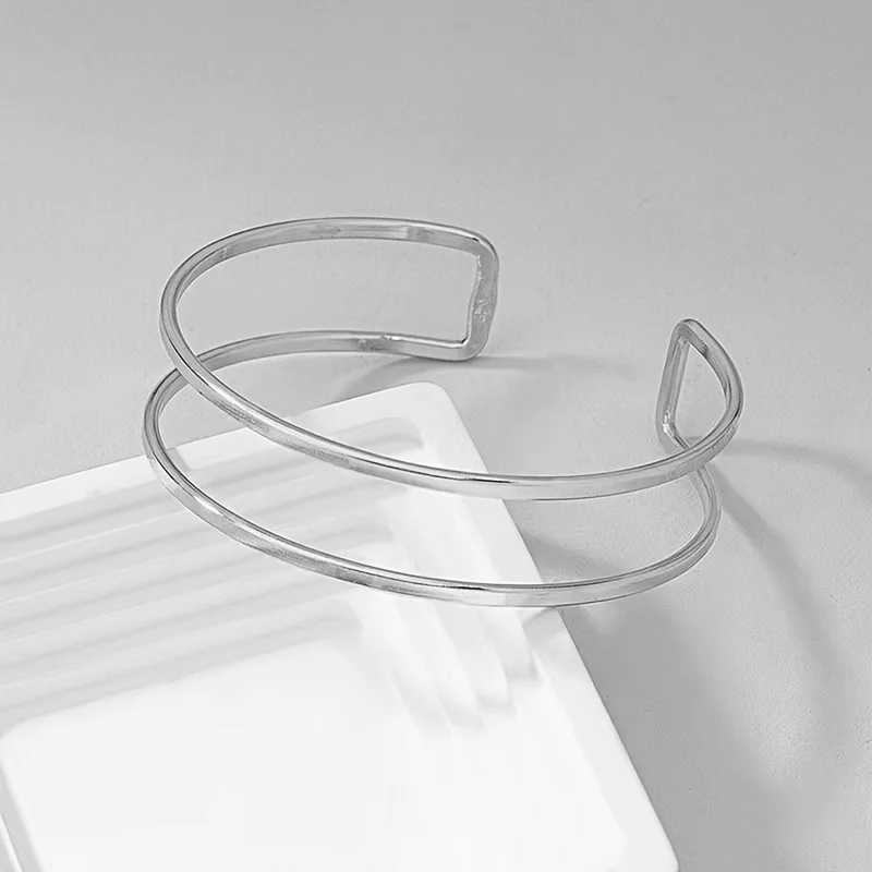 1 Simple Elegant Versatile Retro Fashion Double Line Armband BraceletXJ250109