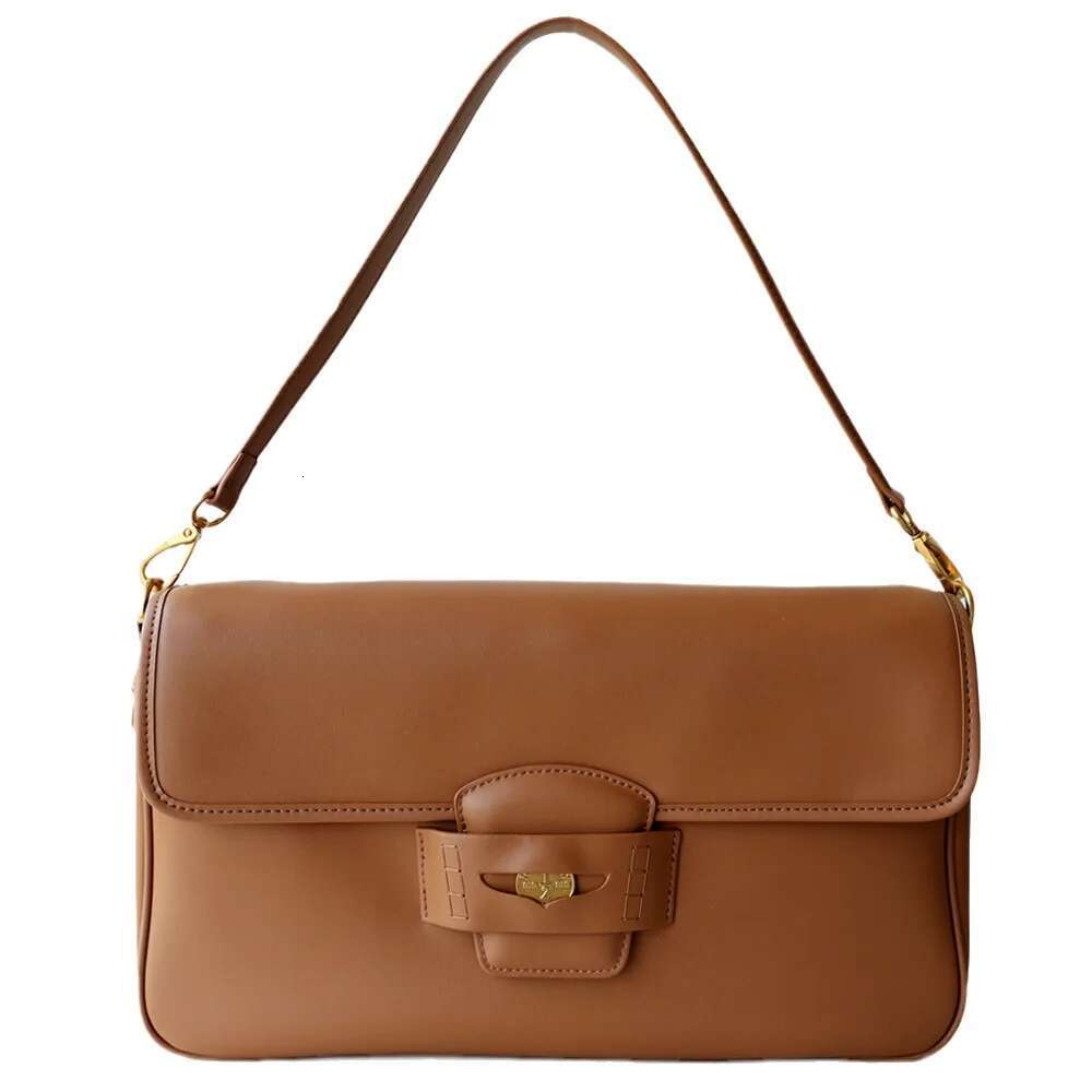 Soft Cowhide Gold Coin 2025 Niche Genuine Leather Shoulder Crossbody Fashion Ladies Large Capacity Portable Armpit Bag