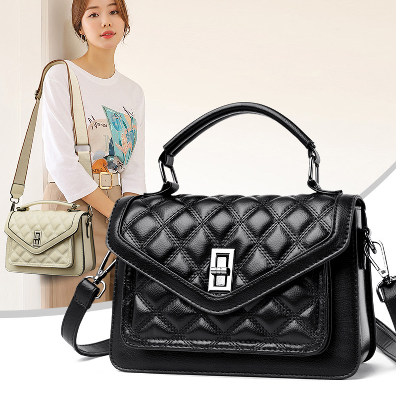 new style New Crossbody High Capacity Lingge Handheld Bag Spring Women's Versatile
