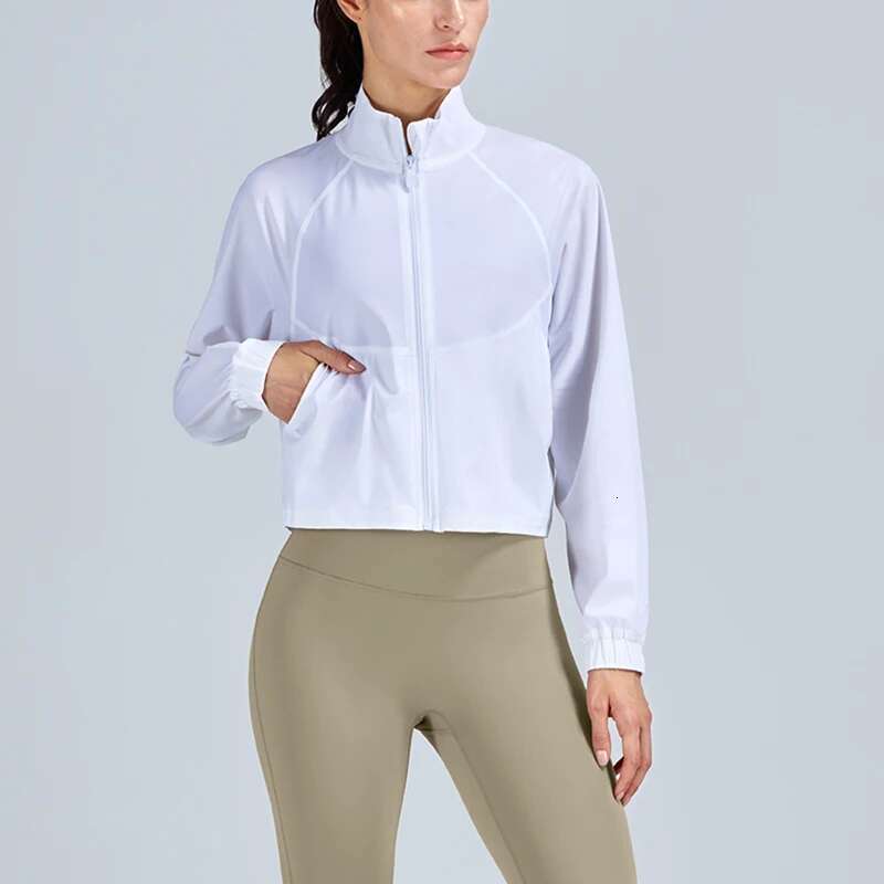 Vnazvnasi Women Sports Jacket Long Sleeved Fiess Coat Quick Dry Sweatshirt Loose Zipper Hooded High Necked Running Sportswear
