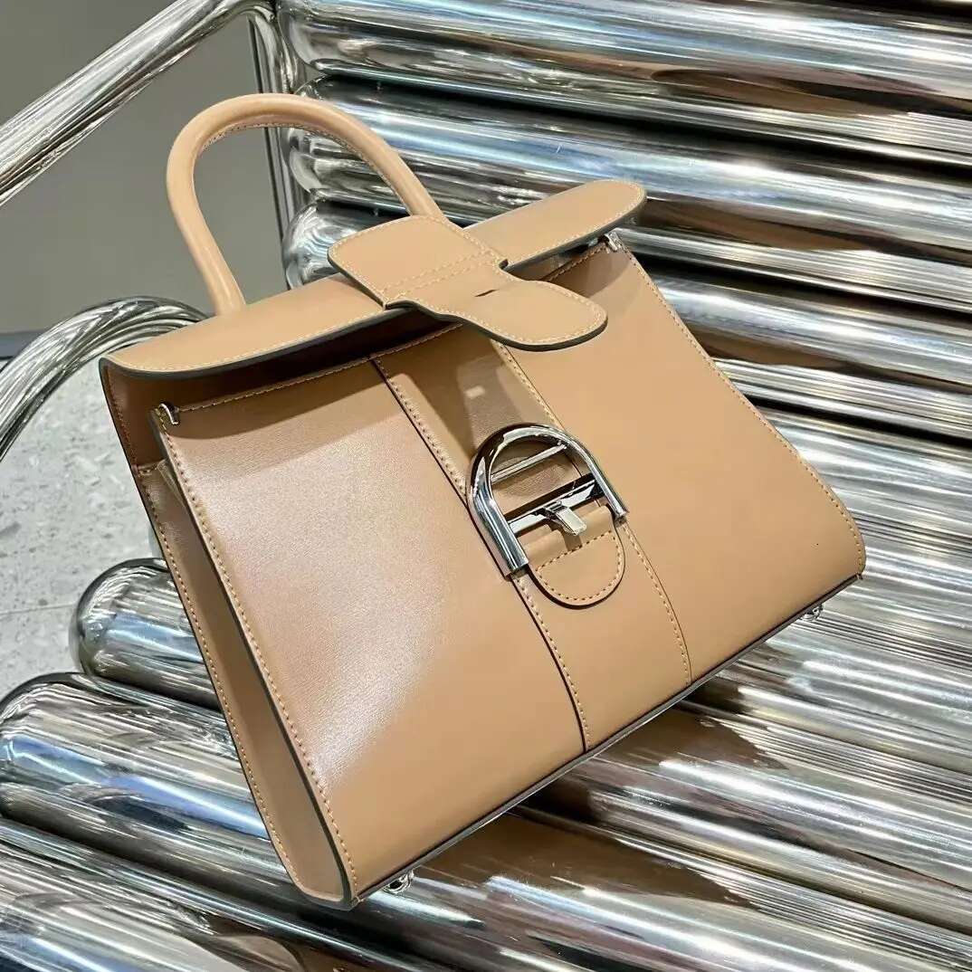 High Quality Shiny Handbags For Women Fashion Genuine Leather Single Shoulder Bag High-End Lady Dinner Bags