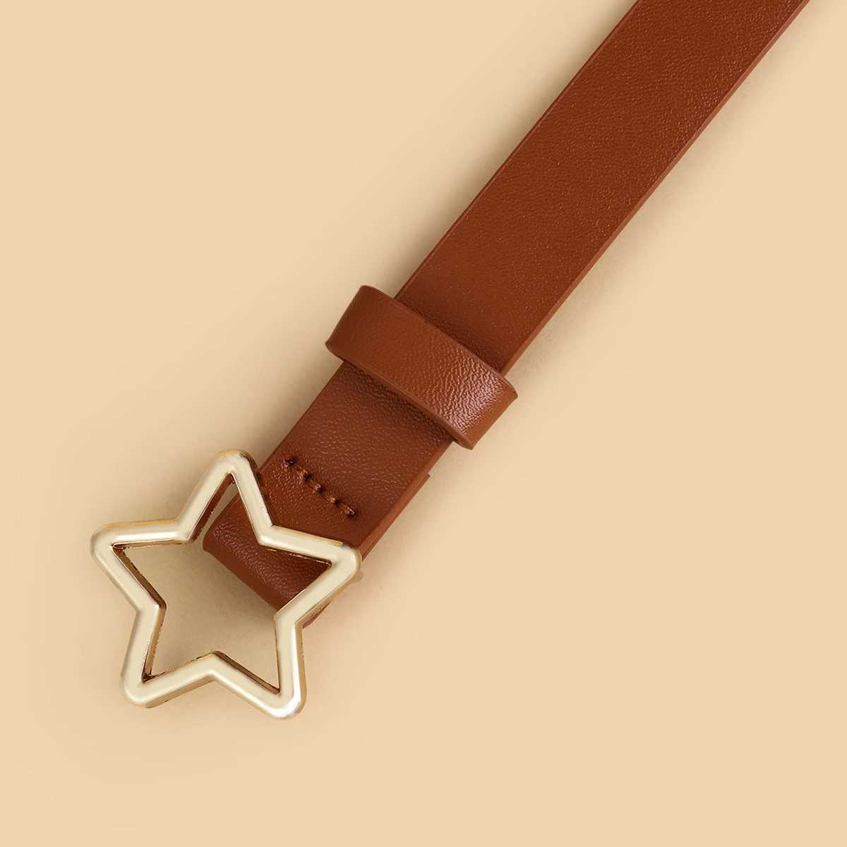 Home>Products>Y2K Womens Belts>Metal Five Star Buckle W250109