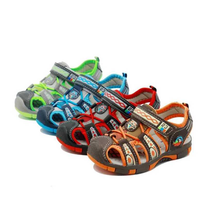 Boys sandals childrens summer anti slip childrens shoes US defense kick beach sandals size 20 to 31 W250108