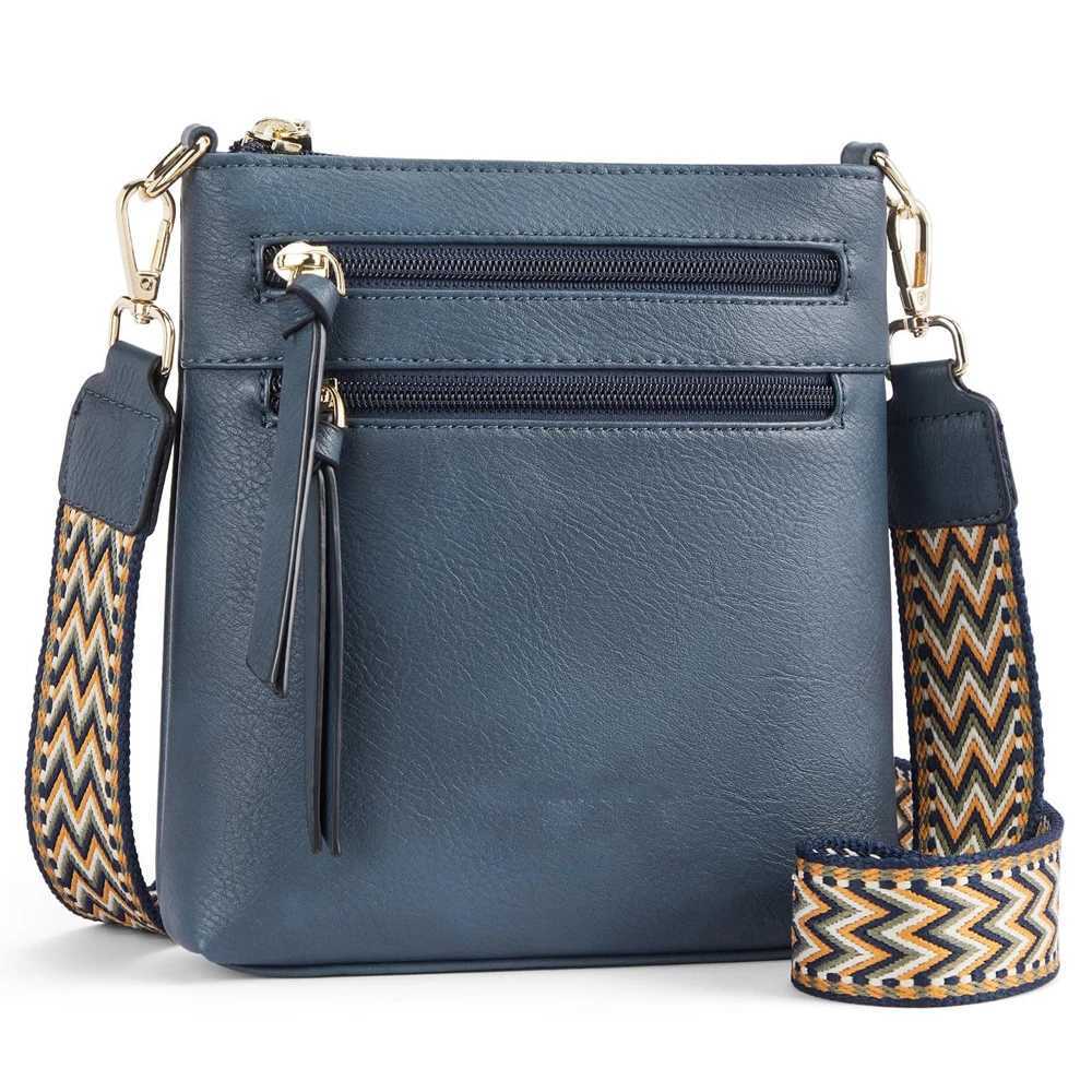 New casual double zipper womens single shoulder crossbody bag simple phe bag crossbody bag multifunctial womens bagXJ250108