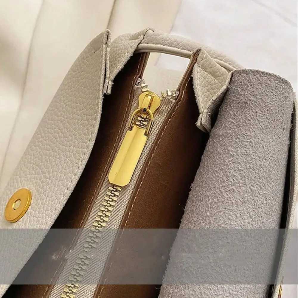 PU Shoulder Bag New with Elephant Pendant Fiable Womens Bags Solid Color Crossbody BagsXJ250108
