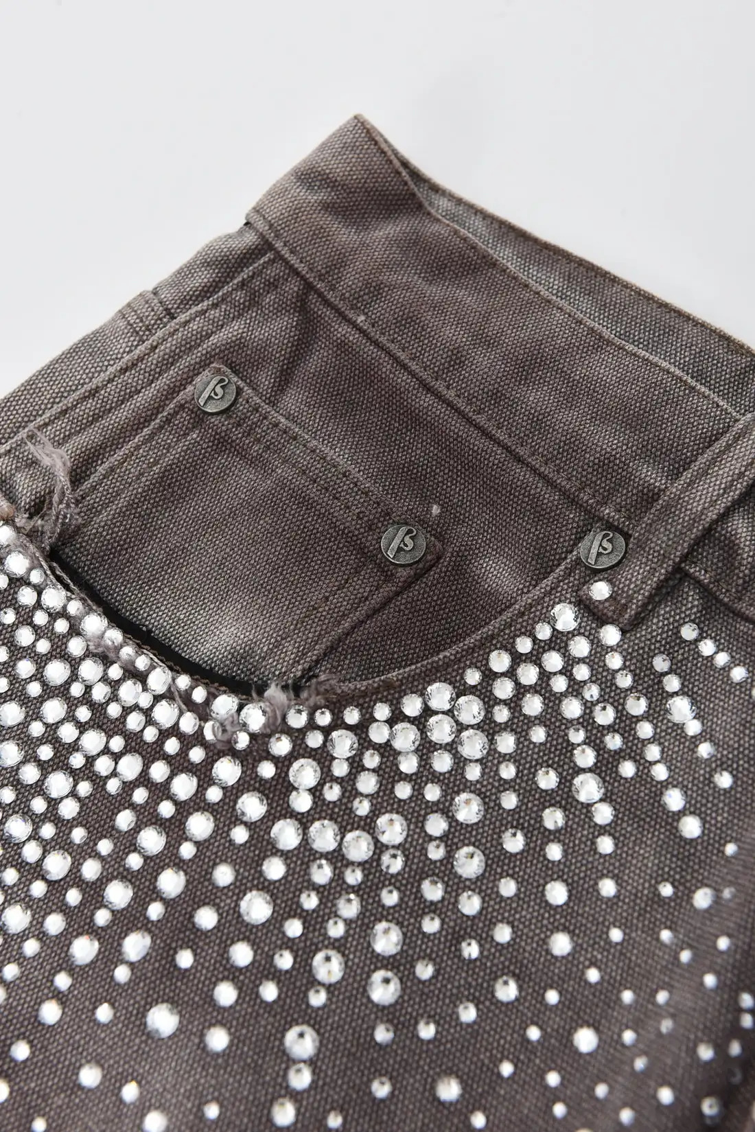 Streetwear Shorts Y2K Jeans American Retro s Sequins Baggy Denim Gym Mens Fashion Creative Casual 250107