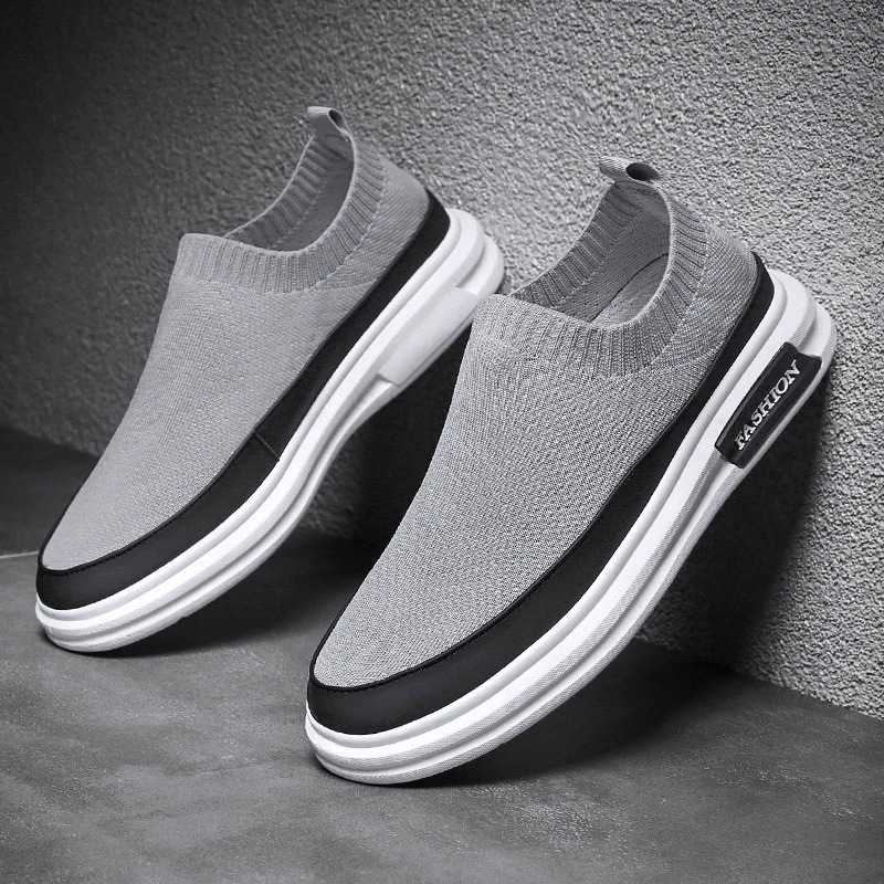 Ddmyoutdoor China Domestic Men S Casual Sneaker Heighten Platform Round Toe Flat Heel Low Top All Match Slip On Walking Fashion New Spring Autumn Main