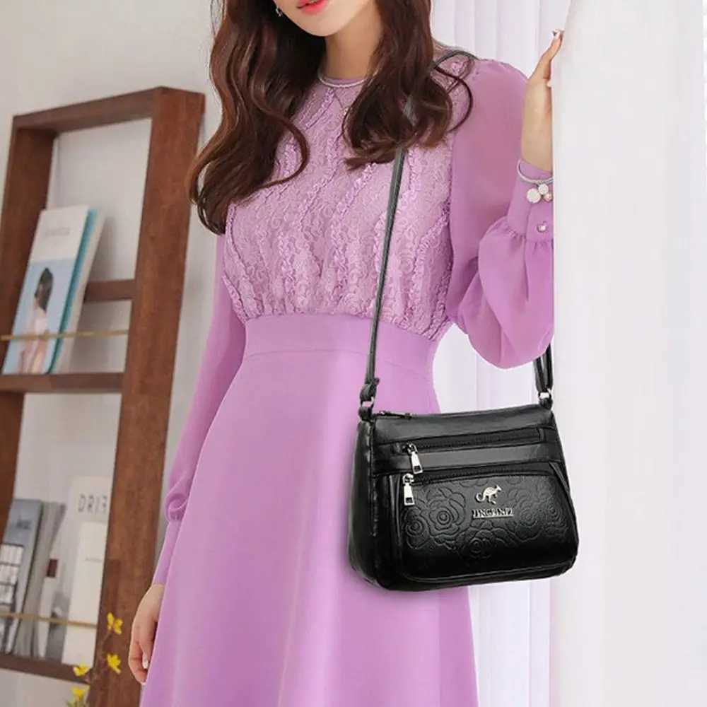 Womens Bag Middle-aged Bag Mothers Bag Fi Multi-layer Large Capacity Single Shoulder Mother-in-l Buy Vegetable BagXJ250108
