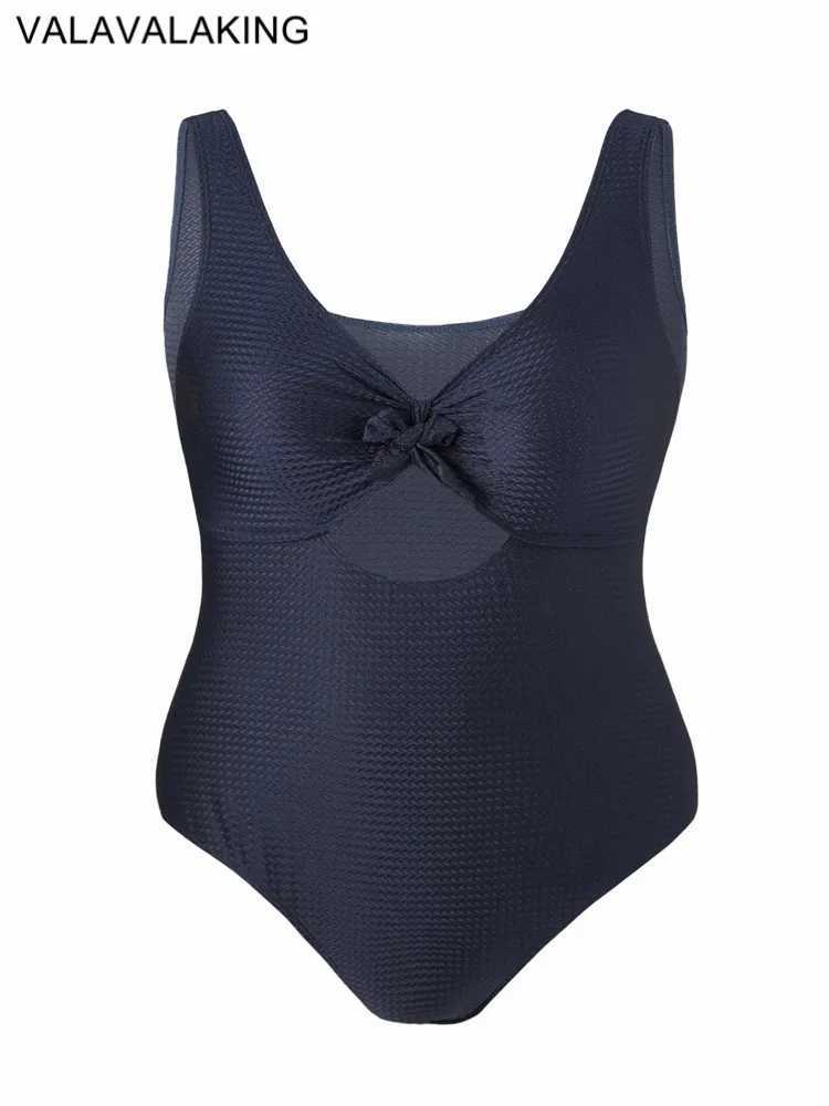 2025 Sexy Solid Plus Size Swimwear Women Push Up Hollow Large Big One Piece Swimsuit Curvy Brazilian Beach Chubby Bathing SuitXJ240108