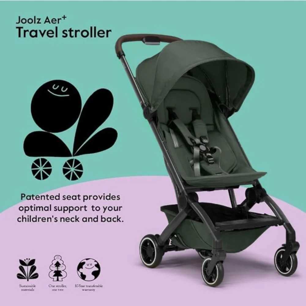 Lightweight and compact station wagon - portable one handed folding design - ergonomic baby and toddler seats (up to 50 pounds) W250109