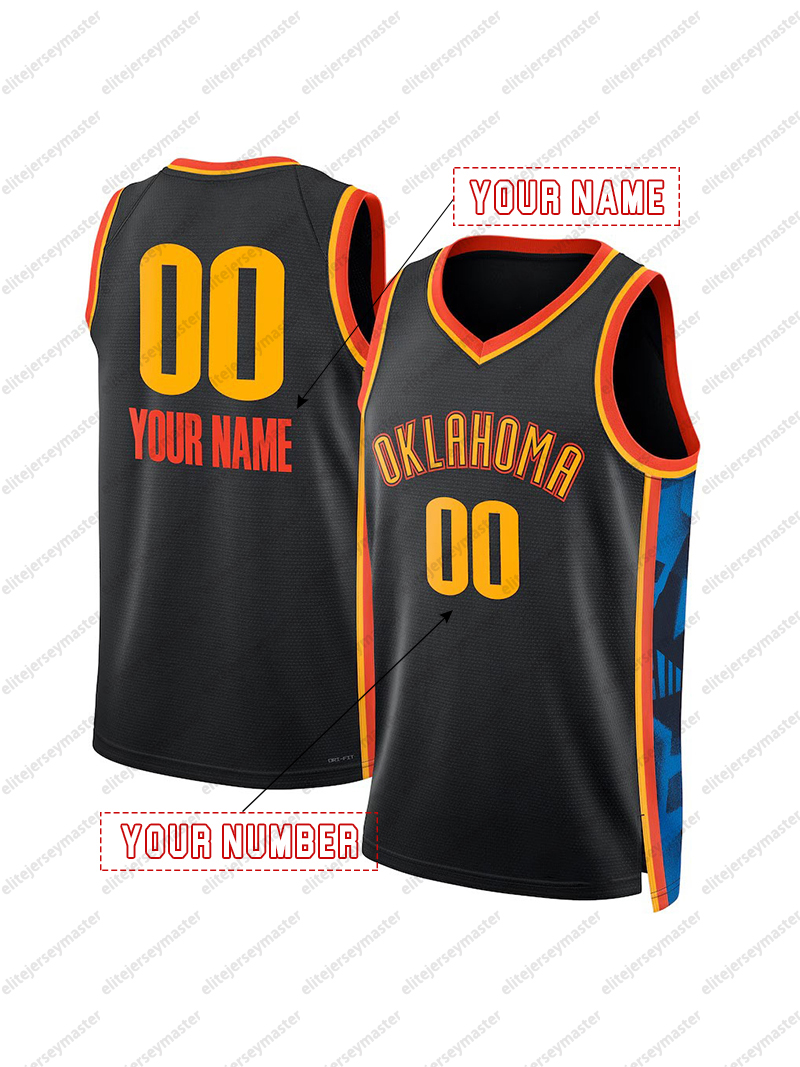 Gilgeous Alexander Custom Basketball Jersey Chet Holmgren Williams Stitched Personalized Customized Jerseys Custom Any Number Name 222
