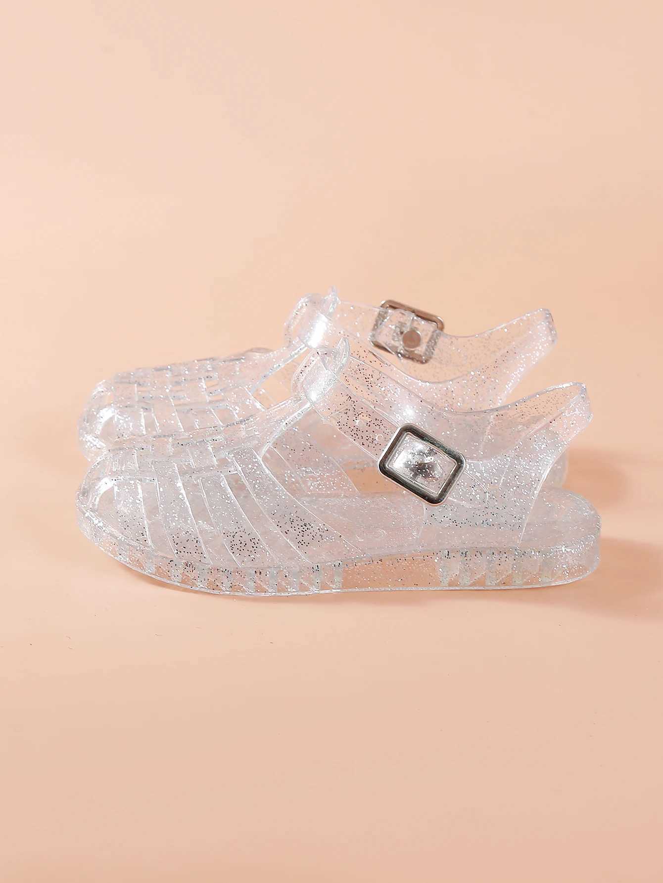 Childrens sandals jelly shoes PVC princess shoes summer girls sandals low cut Roman sandals non slip soft sole W250108