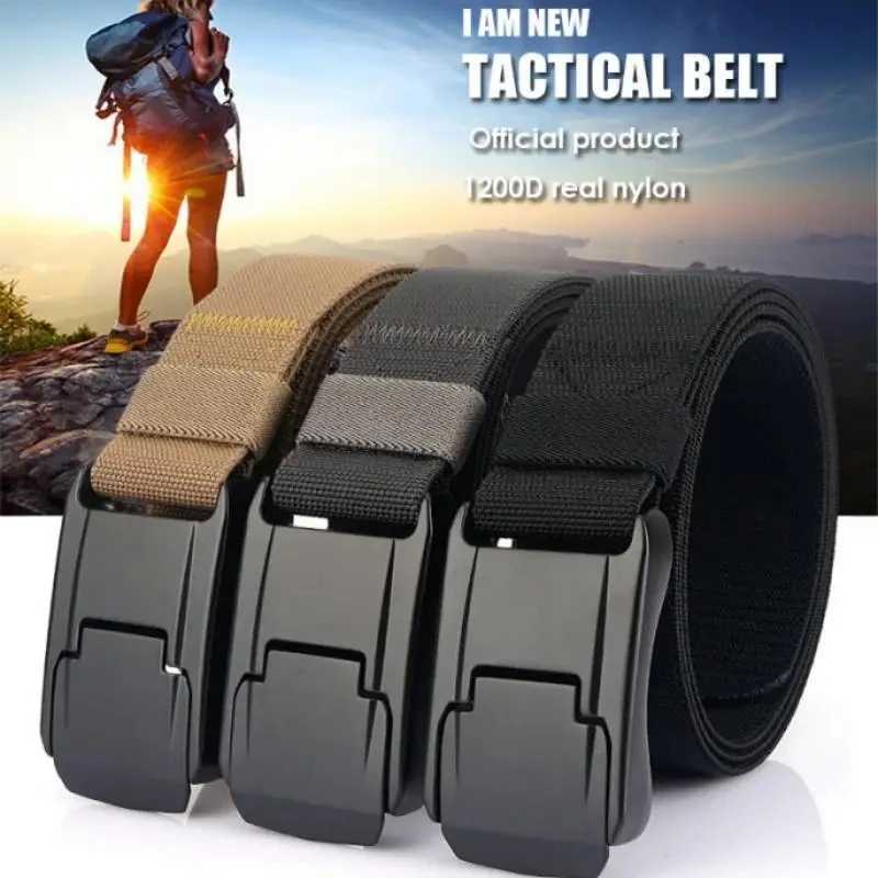 New elastic band suitable for both men and women hard release buckle sturdy genuine nylon neutral elastic band wrapped around the work belt W250109