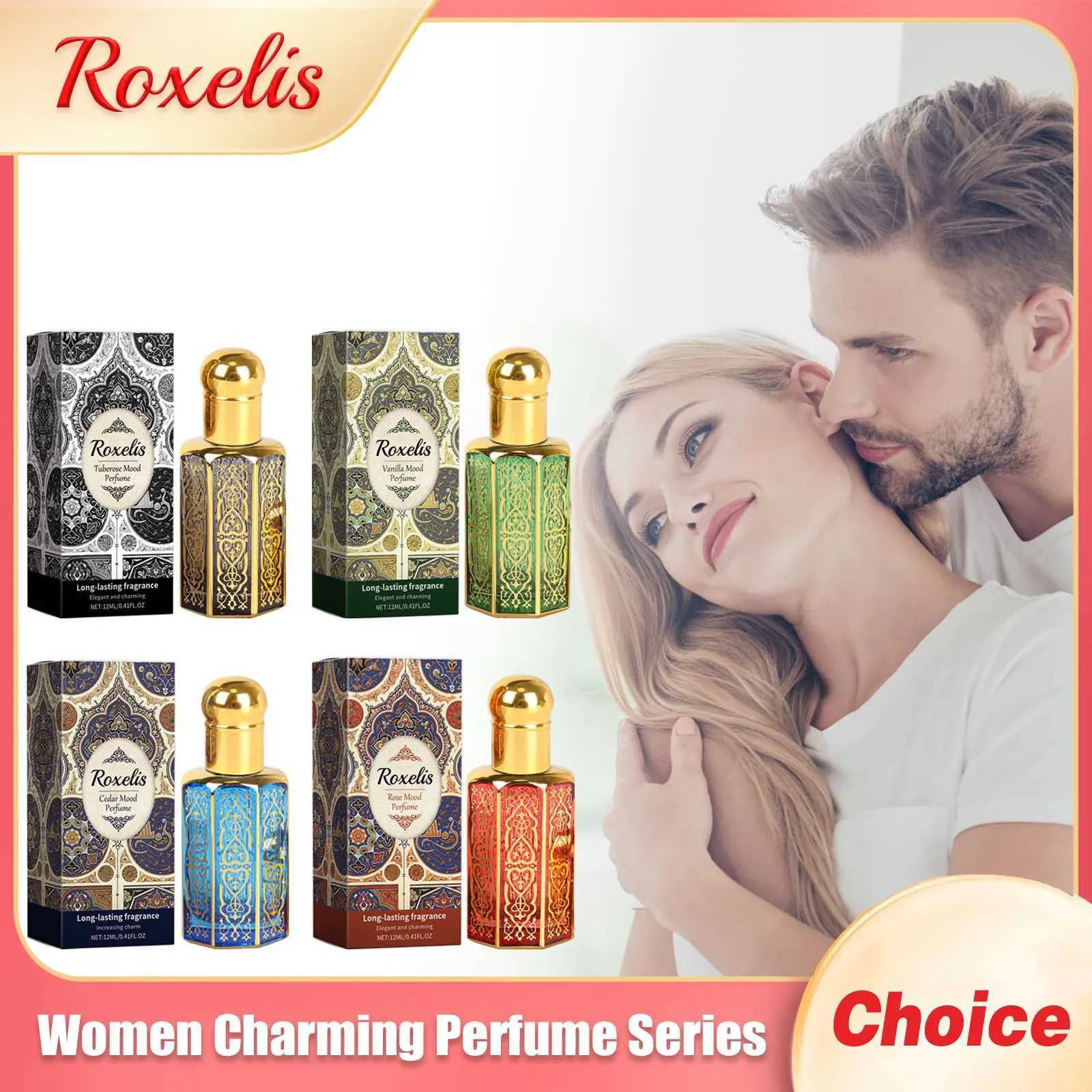Roxelis Women Charming Perfume Series Keep ing Lasting Scents Attracting Men Mini Bottle Arabia Rose Light PerfumesXJ250109