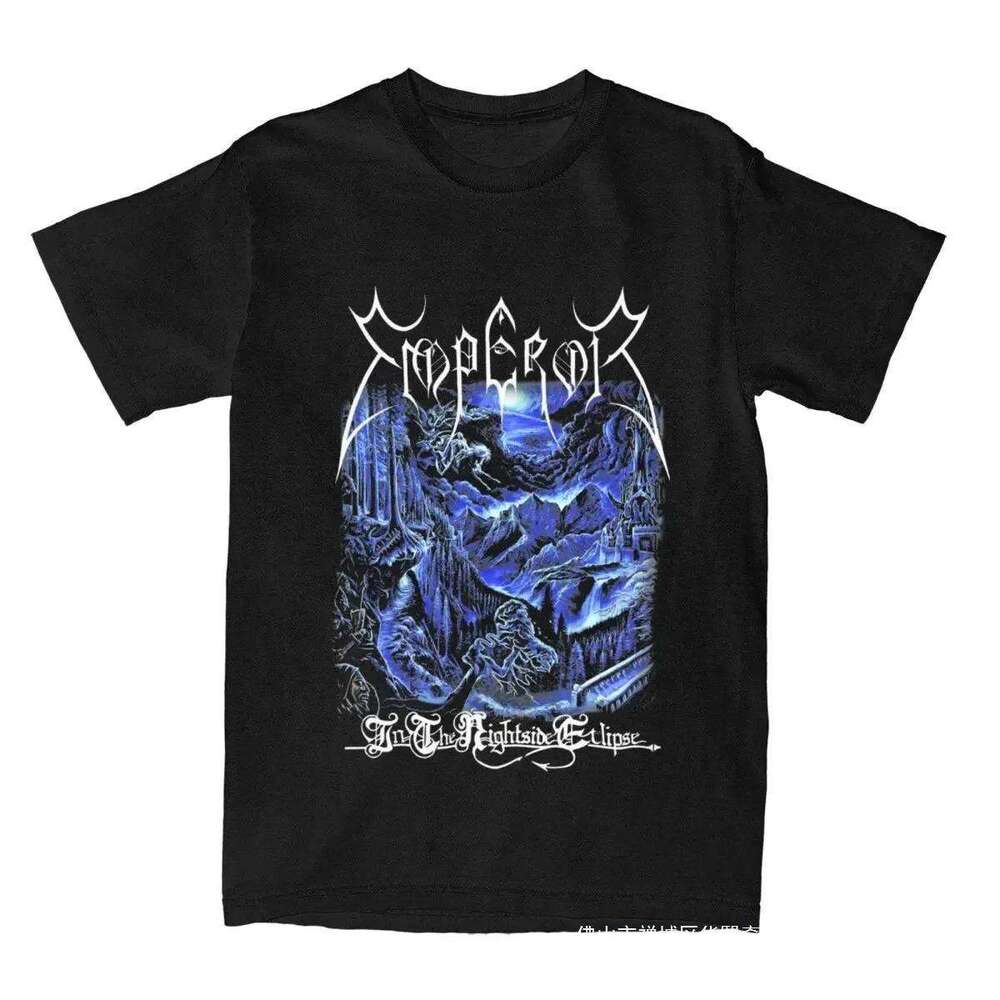 Black Metal Band Emperor Accessories T-Shirt for Men Women S