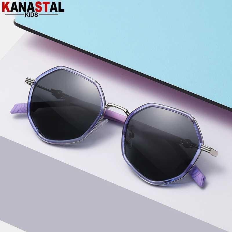 Childrens Polarized Sunglasses Childrens UV400 Sunglasses TR90 Metal Glasses Frame Camping Sunscreen Bicycle Anti glare Sunshade Glasses W250109