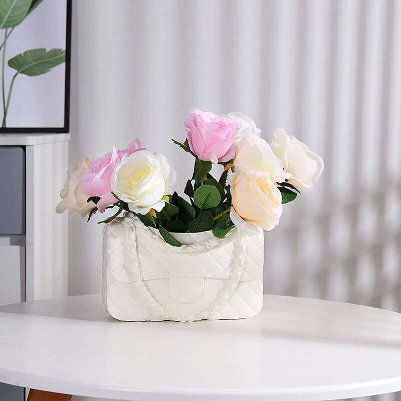 Table Top Living Room Resin Retro Bag Vase Shop Villa Can Be Arranged Wers Wer Decoration TV Cabinet Simple