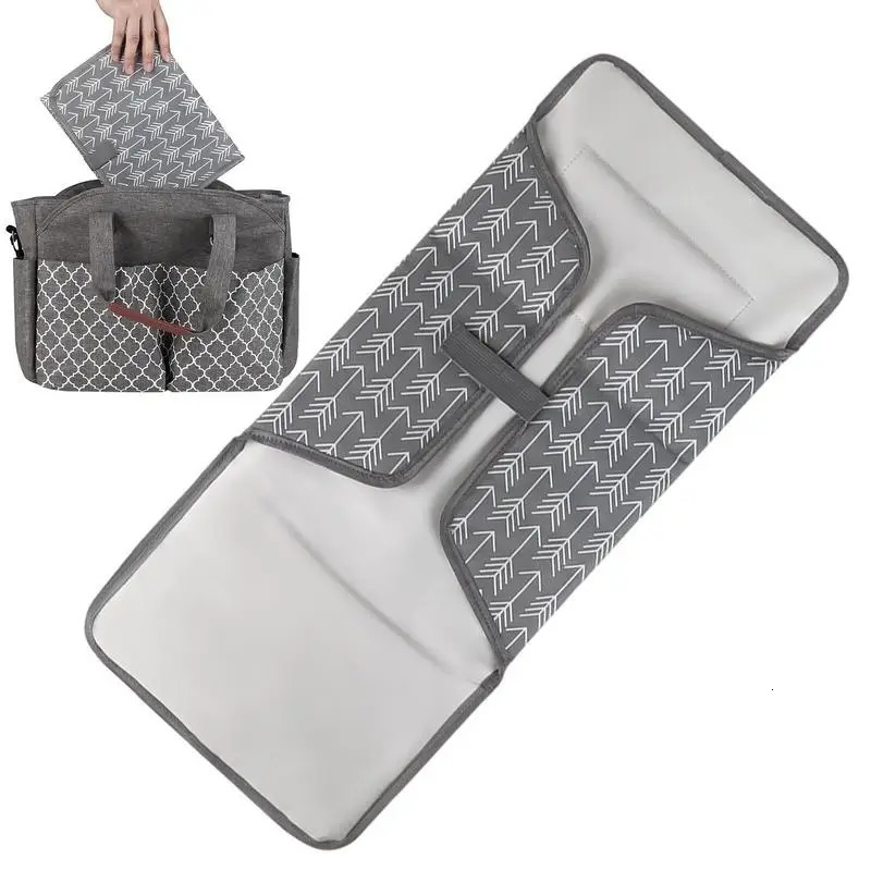Baby Portable Foldable Washable Compact Travel Nappy Diaper Changing Mat Waterproof Floor Change Play Mat 250109