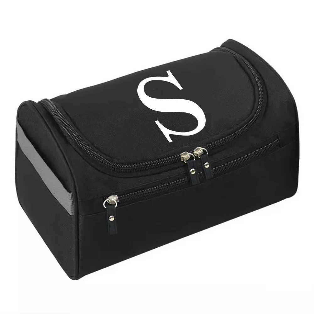New Mens Toilet Organizer Mens Shaving Makeup Box Waterproof Travel Washing Aaccessories Storage Bag White Letter Printed Handbag W250109