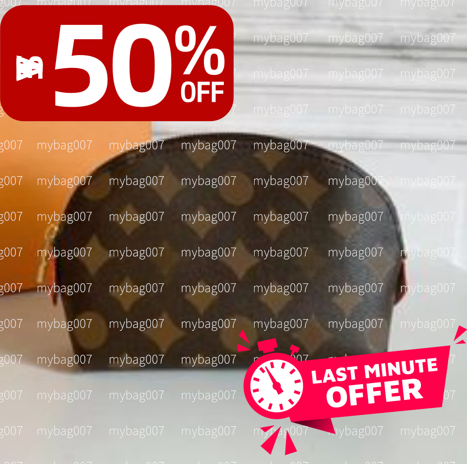 High Quality Cosmetic Pouch Makeup Bags Mini Bag Toiletry Cases Luxury Clutch Travel Classic Purse PM Size Fashion Crossbody Handbag for Gifts