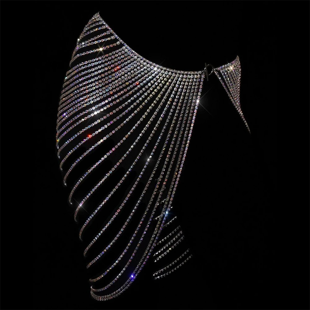 Fashion Tassel Crystal Waistchain Jewelry Exquisite Shining Nightclub Rhinestone Waistchain Jewelry Body Accessories 250107