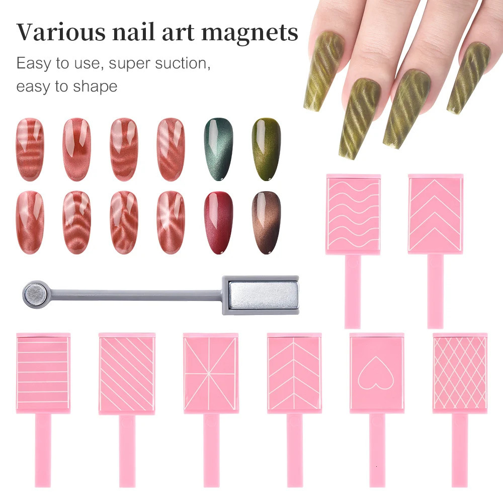 Magnetic Nail Art Stick Cat Magnetic Effect Strong Multi-function Magnet Board Painting Gel Nail Gel Polish Varnish Tools 250107