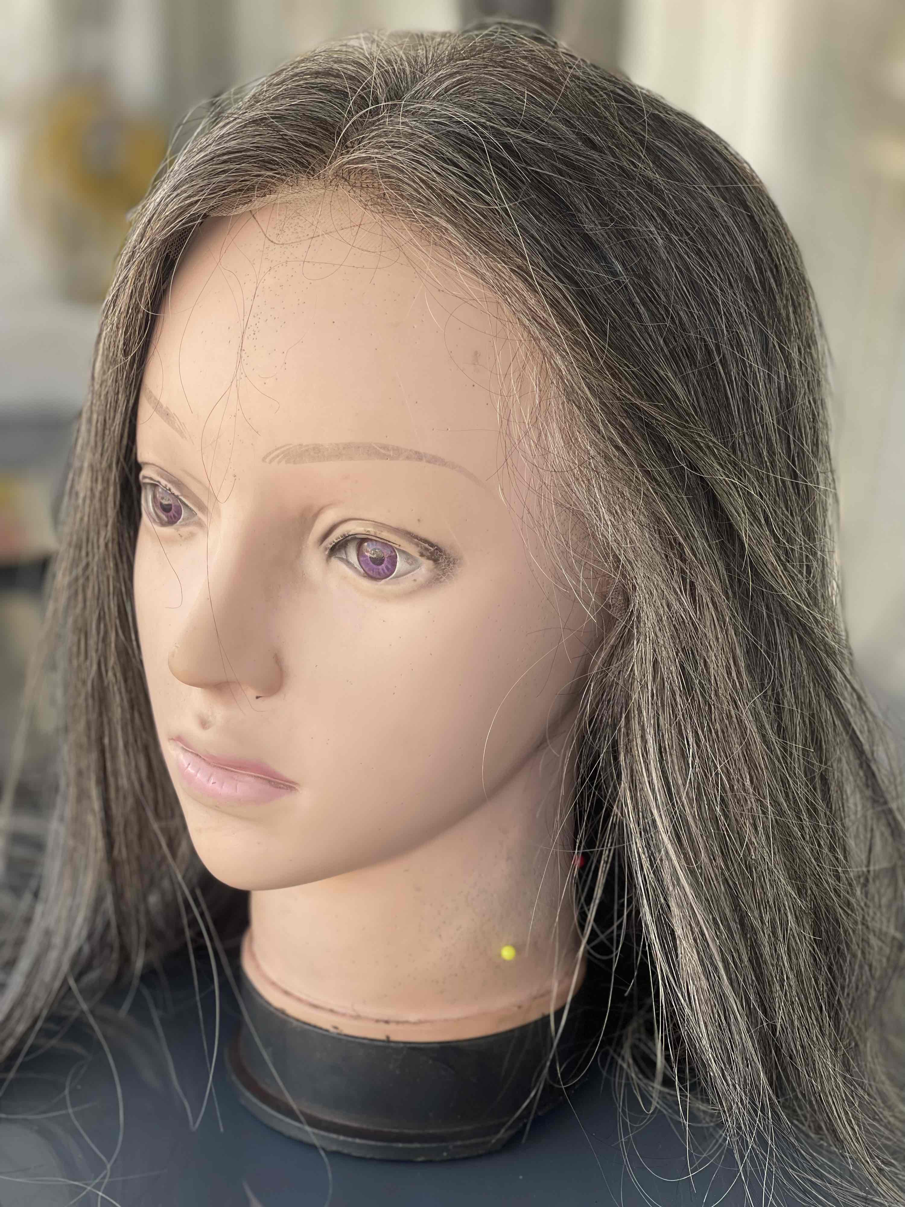 Short Bob HD 4x4 Gray Lace closure front Human Hair Wigs For Women Brazilian Remy Grey Colored Transparent Lace Frontal Wig Pre-plucked