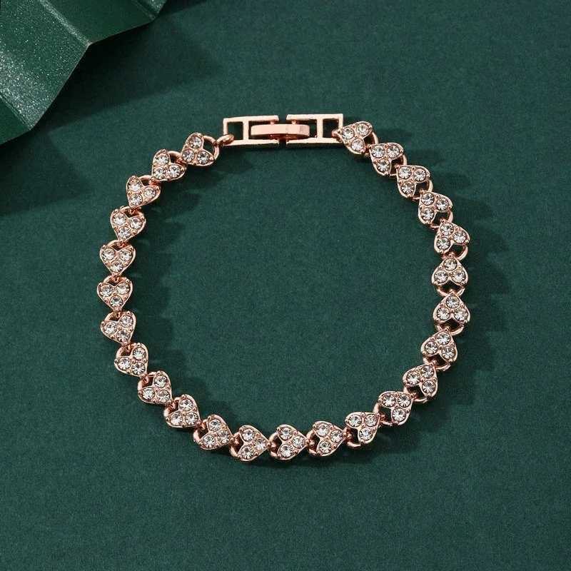 Fashionable Exquisite Luxurious And High-End Crystal Simple And Creative Roman BraceletXJ250109