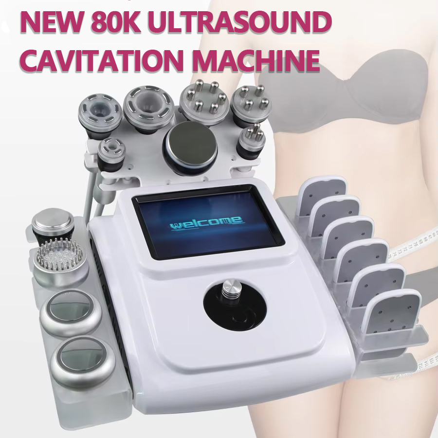 12 in 1 Desktop Body Management Physiotherapy Anti-cellulite Cavitation + Vacuum + EMS + RF + Lipolaser Weight Loss Skin Face Care Anti-aging Body Sli