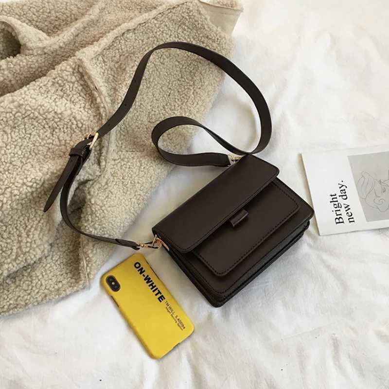Womens Luxury Designer Small Handbag Fi High Quality PU Leather Femael Daily Soild Color Vintage Crossbody Messegner BagsXJ250513
