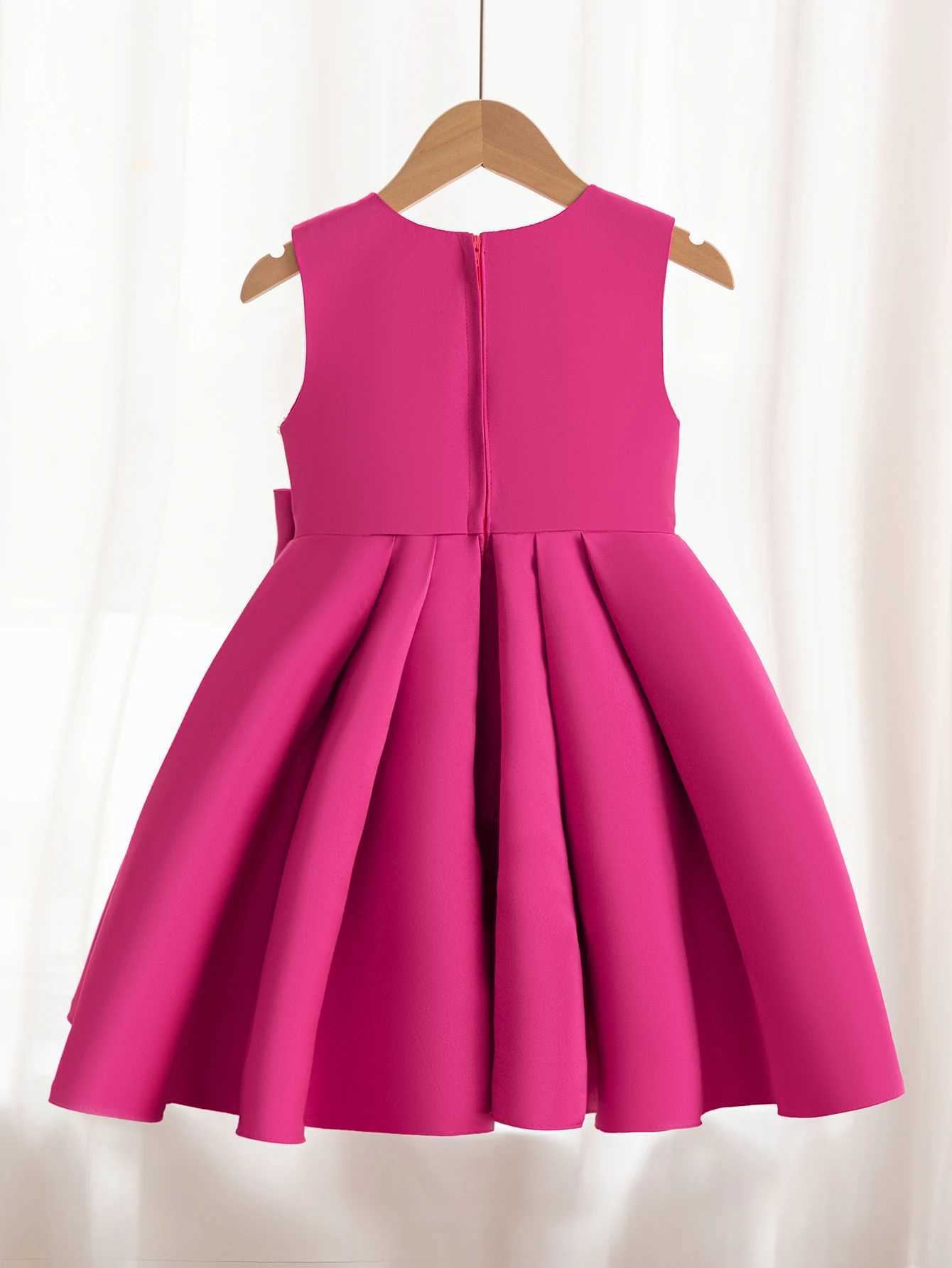 High Quali Summer Children Costumes Normal Frock Design Par Dress For Little GirlXJ250108